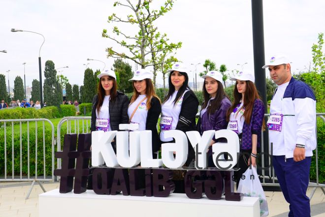 Baku Marathon 2019.Azerbaijan Baku 5 May 2019
