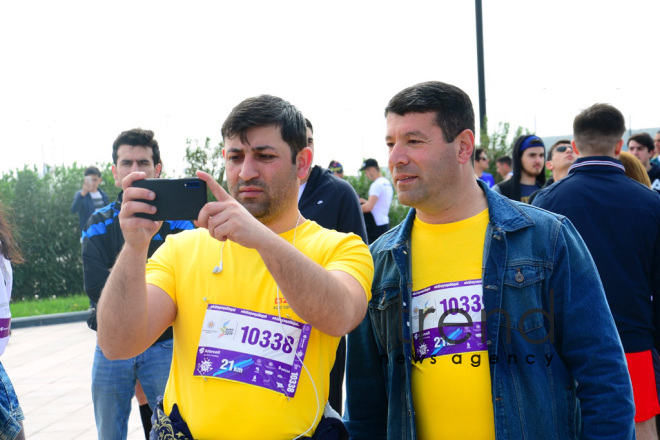 Baku Marathon 2019.Azerbaijan Baku 5 May 2019
