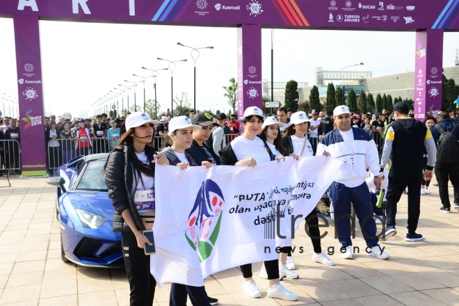 Baku Marathon 2019.Azerbaijan Baku 5 May 2019
