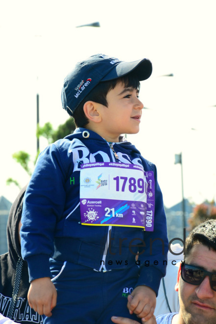 Baku Marathon 2019.Azerbaijan Baku 5 May 2019
