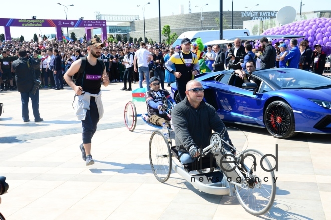 Baku Marathon 2019.Azerbaijan Baku 5 May 2019
