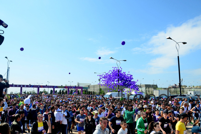 Baku Marathon 2019.Azerbaijan Baku 5 May 2019
