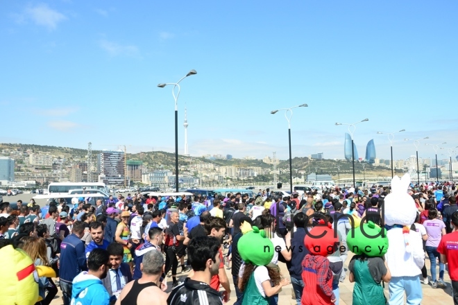 Baku Marathon 2019.Azerbaijan Baku 5 May 2019
