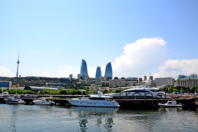 Baku Sailing Regatta held to mark 96th birthday anniversary of National Leader Heydar Aliyev. Azerbaijan, Baku, may  11 . 2019
