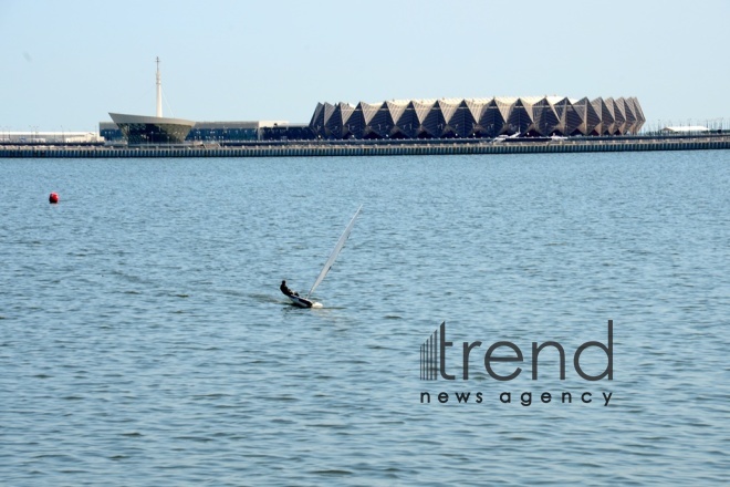 Baku Sailing Regatta held to mark 96th birthday anniversary of National Leader Heydar Aliyev. Azerbaijan, Baku, may  11 . 2019
