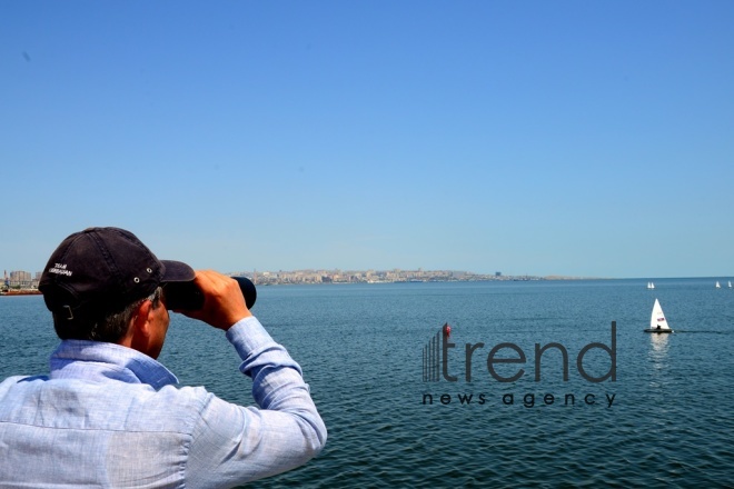 Baku Sailing Regatta held to mark 96th birthday anniversary of National Leader Heydar Aliyev. Azerbaijan, Baku, may  11 . 2019
