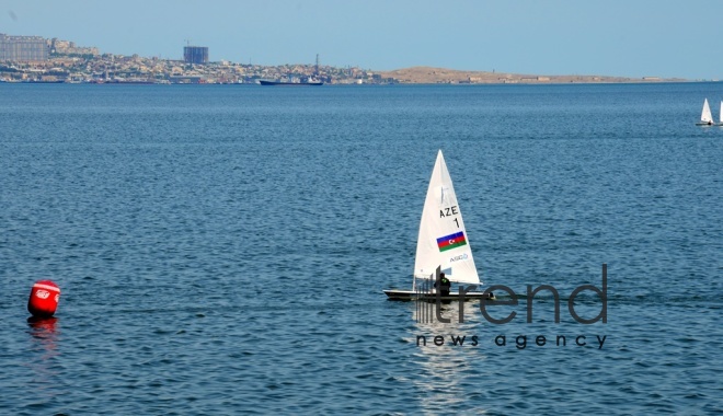 Baku Sailing Regatta held to mark 96th birthday anniversary of National Leader Heydar Aliyev. Azerbaijan, Baku, may  11 . 2019
