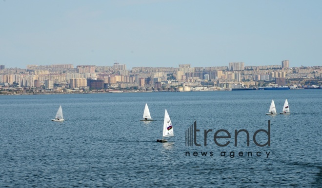 Baku Sailing Regatta held to mark 96th birthday anniversary of National Leader Heydar Aliyev. Azerbaijan, Baku, may  11 . 2019
