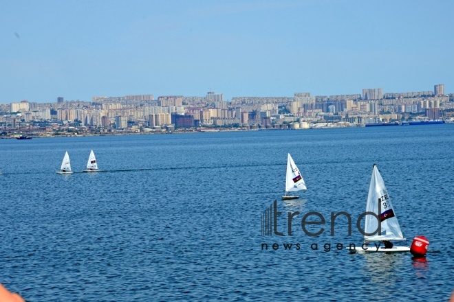 Baku Sailing Regatta held to mark 96th birthday anniversary of National Leader Heydar Aliyev. Azerbaijan, Baku, may  11 . 2019
