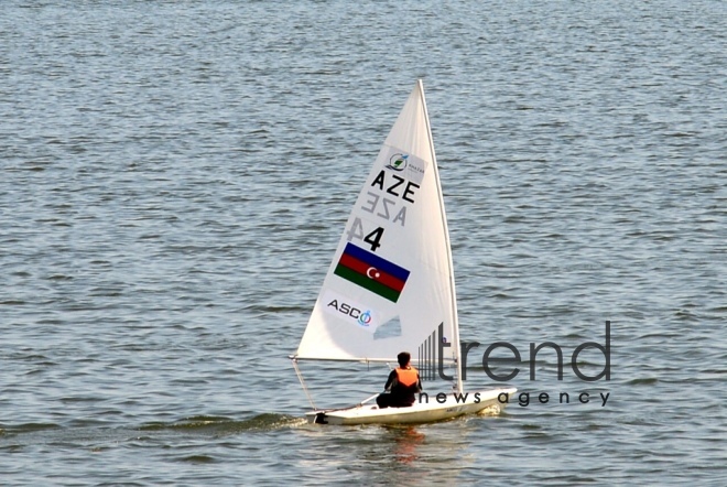 Baku Sailing Regatta held to mark 96th birthday anniversary of National Leader Heydar Aliyev. Azerbaijan, Baku, may  11 . 2019
