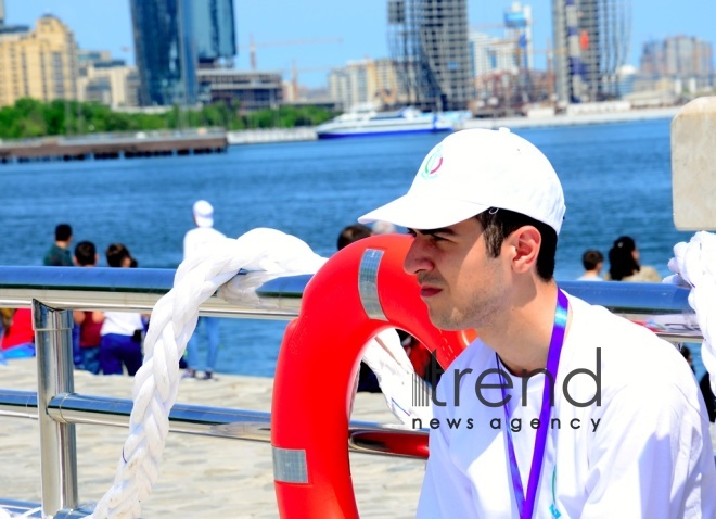 Baku Sailing Regatta held to mark 96th birthday anniversary of National Leader Heydar Aliyev. Azerbaijan, Baku, may  11 . 2019
