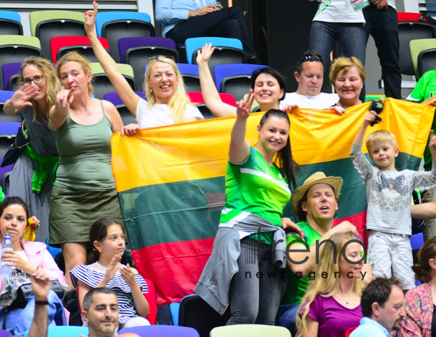 Great opening ceremony of 35th Rhythmic Gymnastics European Championships in Baku . Azerbaijan, Baku, may 16 . 2019
