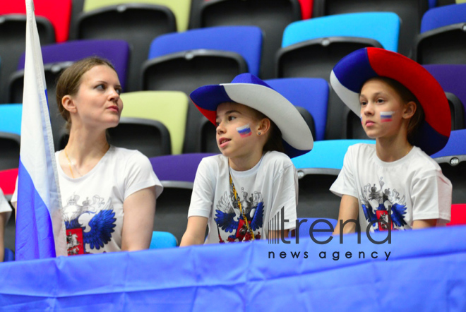 Great opening ceremony of 35th Rhythmic Gymnastics European Championships in Baku . Azerbaijan, Baku, may 16 . 2019
