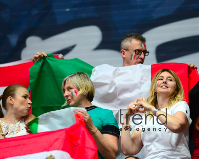 Great opening ceremony of 35th Rhythmic Gymnastics European Championships in Baku . Azerbaijan, Baku, may 16 . 2019
