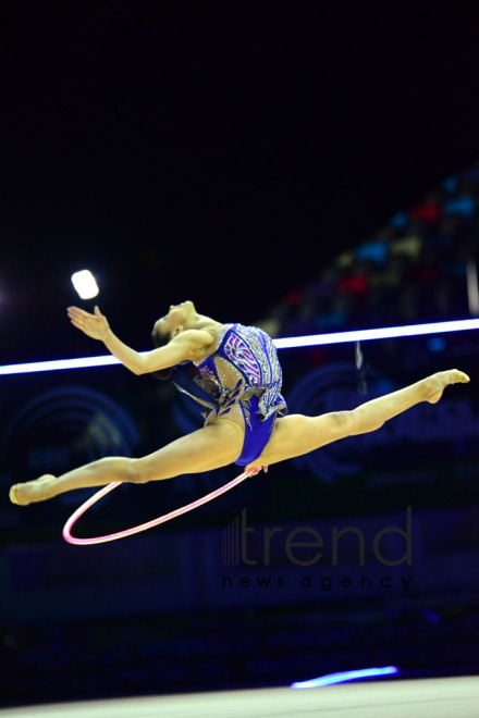 Bədii gimnastika üzrə 35-ci Avropa Çempionatının ikinci günündən maraqlı anlar. Azərbaycan Bakı 17 may 2019