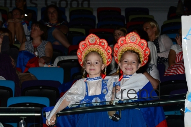 Best moments of Day 2 of 35th European Rhythmic Gymnastics Championships.Azerbaijan, Baku, may 17 . 2019

