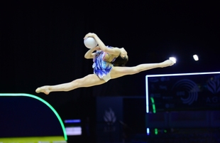 Best moments of Day 2 of 35th European Rhythmic Gymnastics Championships.Azerbaijan, Baku, may 17 . 2019

