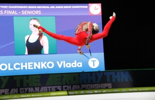 Finals of 35th European Rhythmic Gymnastics Championships kick off in Baku.Azerbaijan, Baku, may 19 . 2019
