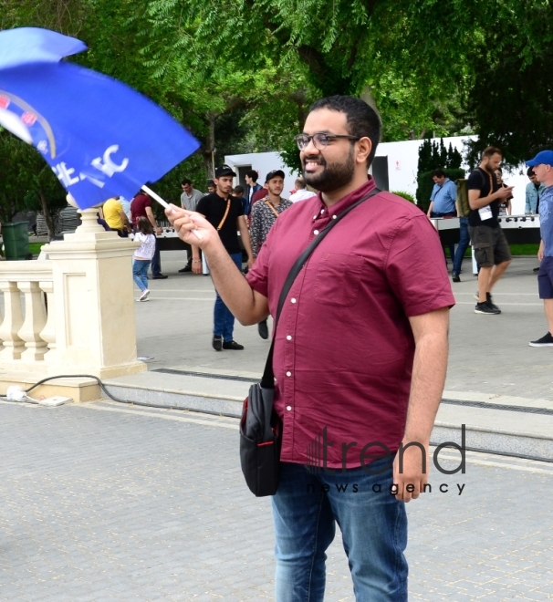 Few hours left before start of UEFA Europa League final match in Baku.  Azerbaijan, Baku, may 29  2019