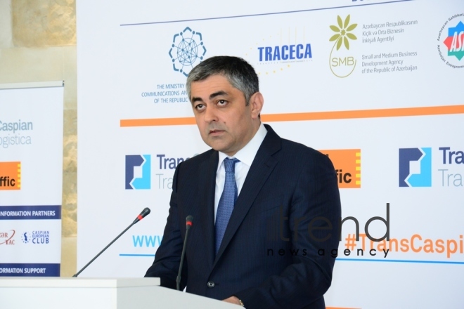 В Баку открылась 18-я Каспийская международная выставка “Транспорт, транзит и логистика. Азербайджан, Баку, 11 июня 2019
