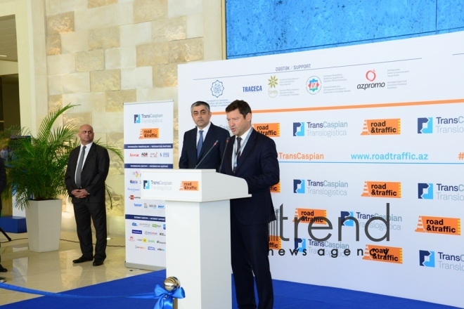 The 18th Caspian International Transport, Transit and Logistics Exhibition opened in Baku. Azerbaijan, Baku, June 11 , 2019