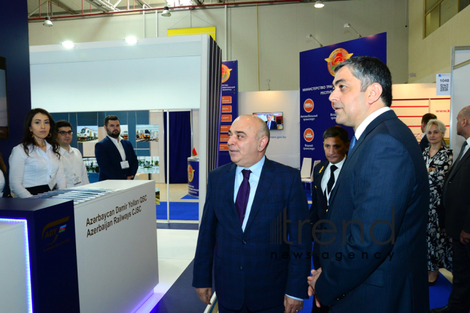 The 18th Caspian International Transport, Transit and Logistics Exhibition opened in Baku. Azerbaijan, Baku, June 11 , 2019