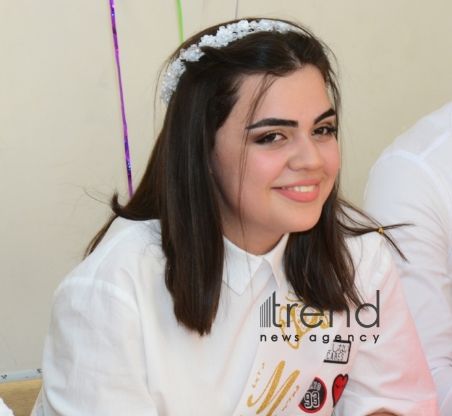 Azerbaijani schools celebrate Day of Farewell Bell. Azerbaijan, Baku, 14 June 2019
