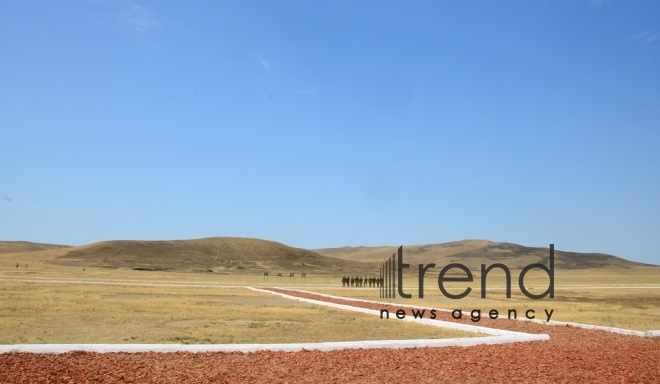 One day at proving ground.Azerbaijan, Baku, 18 June 2019