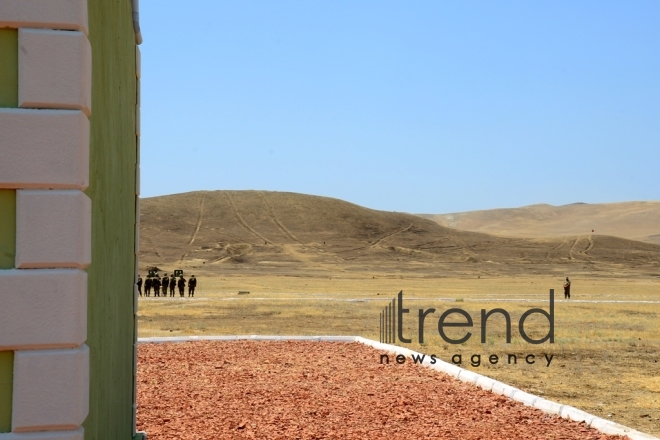 One day at proving ground.Azerbaijan, Baku, 18 June 2019