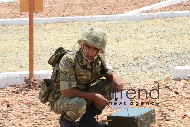 One day at proving ground.Azerbaijan, Baku, 18 June 2019