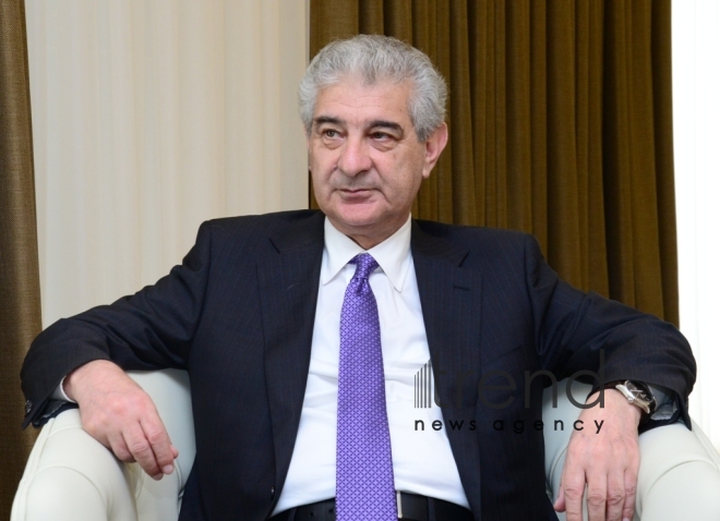 Azerbaijani Deputy Prime Minister, Deputy Chairman and Executive Secretary of the ruling New Azerbaijan Party Ali Ahmadov.Azerbaijan, Baku, 4 July 2019