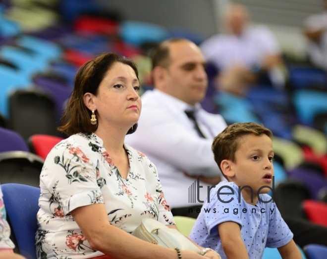 EYOF Bakı 2019  Milli Gimnastika Arenasında idman gimnastikası üzrə yarışlara start verilib.Azərbaycan, Bakı 23 iyul 2019