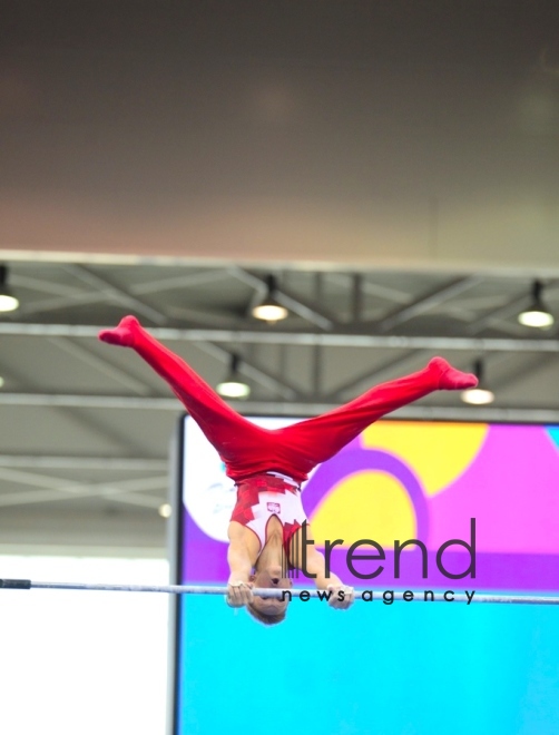 EYOF Baku 2019 competitions in artistic gymnastics kick off at National Gymnastics Arena. Azerbaijan, Baku, 23 July 2019