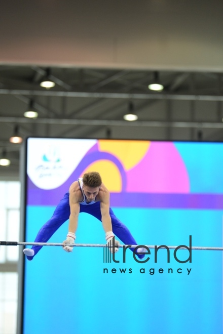 EYOF Baku 2019 competitions in artistic gymnastics kick off at National Gymnastics Arena. Azerbaijan, Baku, 23 July 2019