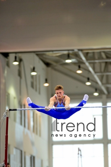 EYOF Bakı 2019  Milli Gimnastika Arenasında idman gimnastikası üzrə yarışlara start verilib.Azərbaycan, Bakı 23 iyul 2019