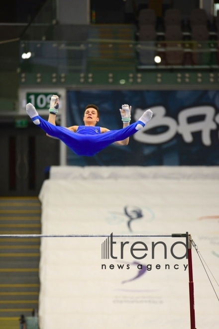 EYOF Bakı 2019  Milli Gimnastika Arenasında idman gimnastikası üzrə yarışlara start verilib.Azərbaycan, Bakı 23 iyul 2019