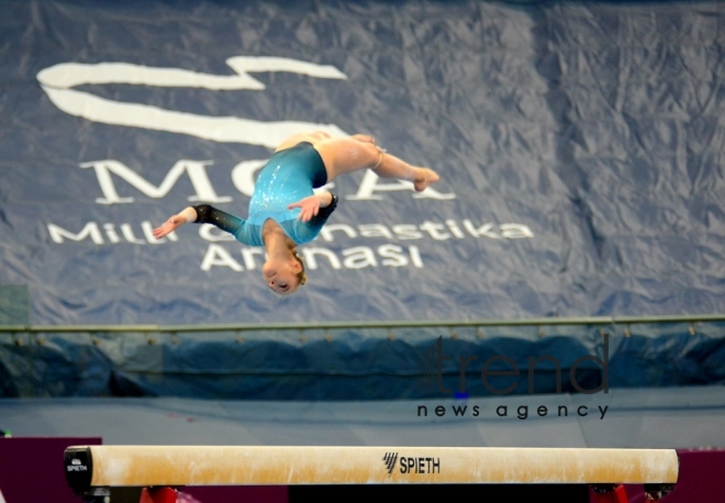 Best moments of 2nd day of artistic gymnastics competitions at EYOF Baku 2019.Azerbaijan, Baku, 24 July 2019