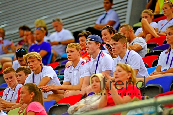 Best moments of 2nd day of artistic gymnastics competitions at EYOF Baku 2019.Azerbaijan, Baku, 24 July 2019