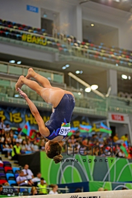 EYOF Bakı-2019 İdman gimnastikası yarışlarından maraqlı anlar.Azərbaycan, Bakı 24 iyul 2019