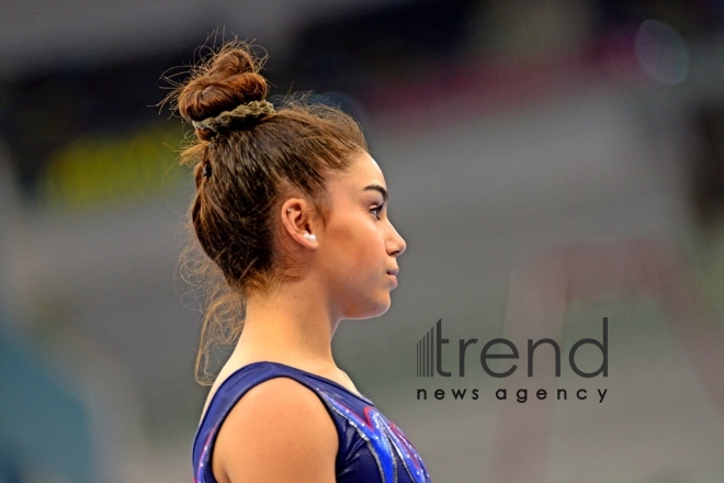 EYOF Bakı-2019 İdman gimnastikası yarışlarından maraqlı anlar.Azərbaycan, Bakı 24 iyul 2019