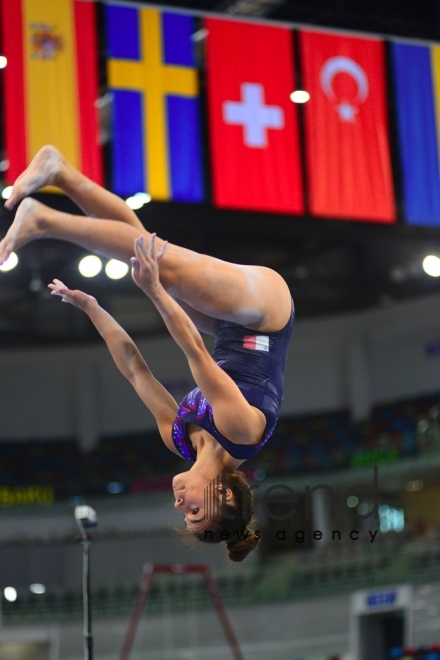 Best moments of 2nd day of artistic gymnastics competitions at EYOF Baku 2019.Azerbaijan, Baku, 24 July 2019