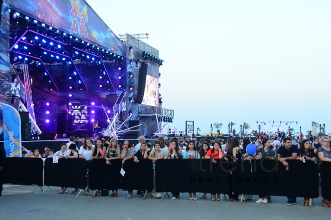 Ulduzlar Jara 2019  festivalının qırmızı xalı üzərində. Azərbaycan, Bakı, 27 iyul , 2019