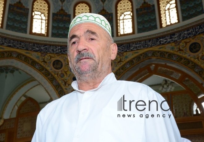 Eid prayer performed in all mosques in Azerbaijan on occasion of Kurban  holiday.Azerbaijan, Baku, august 12 , 2019 
