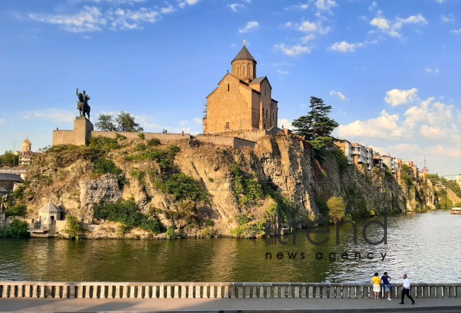 Tbilisidə bir gün. Gürcüstan, Tbilisi, 23 avqust 2019 