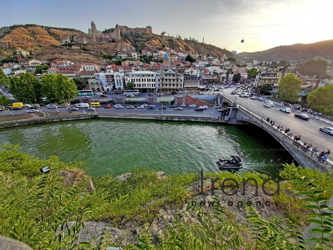 Tbilisidə bir gün. Gürcüstan, Tbilisi, 23 avqust 2019 