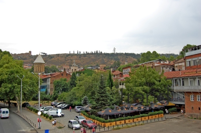 Tbilisidə bir gün. Gürcüstan, Tbilisi, 23 avqust 2019 