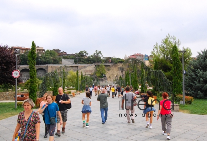 Tbilisidə bir gün. Gürcüstan, Tbilisi, 23 avqust 2019 