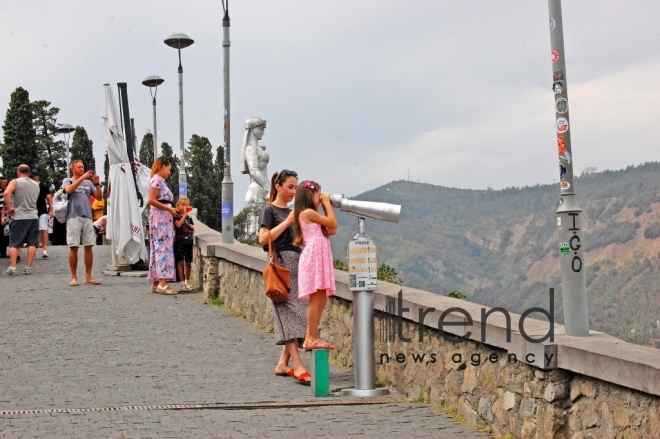 Tbilisidə bir gün. Gürcüstan, Tbilisi, 23 avqust 2019 