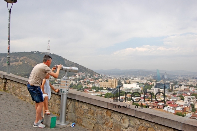 Tbilisidə bir gün. Gürcüstan, Tbilisi, 23 avqust 2019 