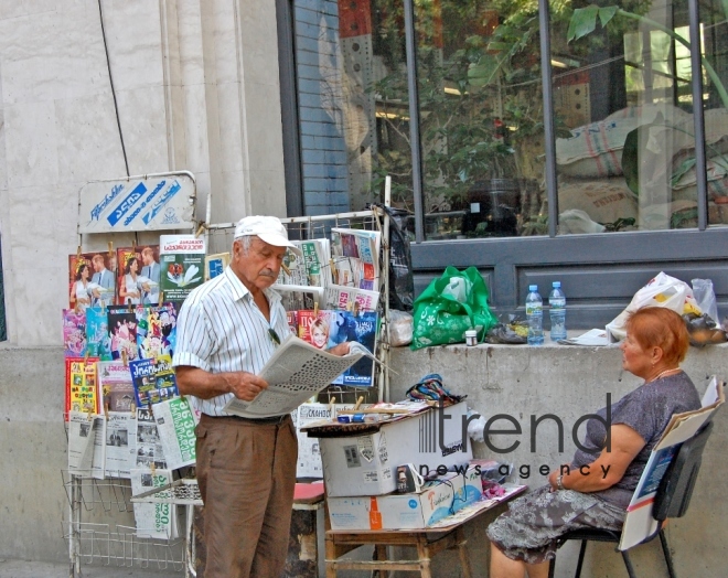 Tbilisidə bir gün. Gürcüstan, Tbilisi, 23 avqust 2019 